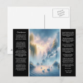 Desiderata waterval fluistert van de dageraad briefkaart (Voorkant / Achterkant)