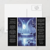 Desiderata Waterval: Golden Heart Haven (Gouden Ha Briefkaart (Voorkant / Achterkant)