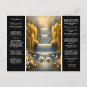 Desiderata Waterval: Golden Valley, hartgrondig Briefkaart (Voorkant)