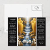 Desiderata-waterval: Hart van het dal Briefkaart (Voorkant / Achterkant)