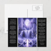 Desiderata Waterval: Hartbloesem Cascade Briefkaart (Voorkant / Achterkant)