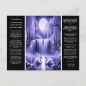 Desiderata Waterval: Hartbloesem Cascade Briefkaart (Voorkant)