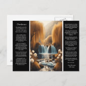 Desiderata Waterval: het hart van de Valley Herfst Briefkaart (Voorkant / Achterkant)