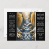 Desiderata Waterval: het hart van de zwaan, de gen Briefkaart (Voorkant / Achterkant)