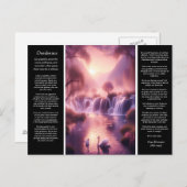 Desiderata Waterval: Hush van de verborgen vallei Briefkaart (Voorkant / Achterkant)