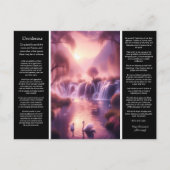 Desiderata Waterval: Hush van de verborgen vallei Briefkaart (Voorkant)