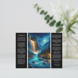 Desiderata Waterval Journey Briefkaart