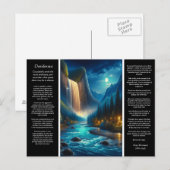 Desiderata Waterval Journey Briefkaart (Voorkant / Achterkant)