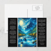Desiderata Waterval Light Briefkaart (Voorkant / Achterkant)
