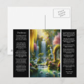 Desiderata Waterval: Oase van licht en liefde Briefkaart (Voorkant / Achterkant)