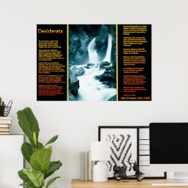 DESIDERATA Waterval Oranje Posters 11