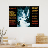 DESIDERATA Waterval Oranje Posters 11 (Keuken)