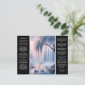 Desiderata Waterval: Pastel licht vrede Briefkaart (Staand voorkant)