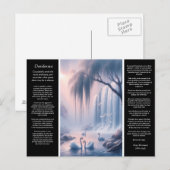 Desiderata Waterval: Pastel licht vrede Briefkaart (Voorkant / Achterkant)