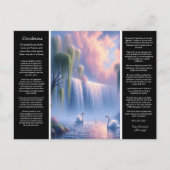 Desiderata Waterval: Pastel Sky Dreams Briefkaart (Voorkant)