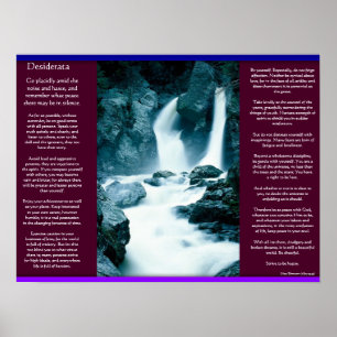 DESIDERATA Waterval Posters 11