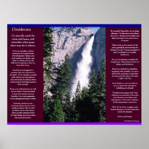 DESIDERATA Waterval Posters 2