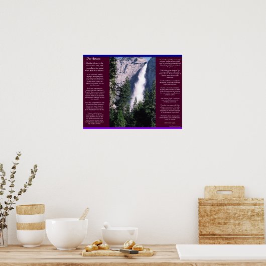 DESIDERATA Waterval Posters 2 (Keuken)