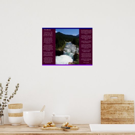 DESIDERATA Waterval Posters 8 (Keuken)