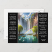 Desiderata Waterval Rainbow's Gleam, Falling Love Briefkaart (Voorkant / Achterkant)