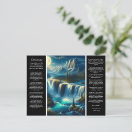 Desiderata waterval reflecties briefkaart