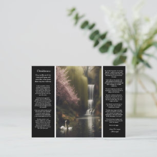 Desiderata Waterval: Romance in Woodland Bloom Briefkaart
