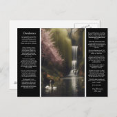 Desiderata Waterval: Romance in Woodland Bloom Briefkaart (Voorkant / Achterkant)