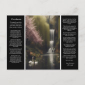 Desiderata Waterval: Romance in Woodland Bloom Briefkaart (Voorkant)