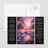 Desiderata Waterval: Romantisch Zwaanreservaat Briefkaart (Voorkant / Achterkant)