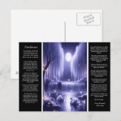 Desiderata Waterval: Stralende Bloom Herfsten Briefkaart (Voorkant / Achterkant)