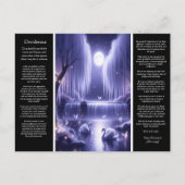 Desiderata Waterval: Stralende Bloom Herfsten Briefkaart (Voorkant)