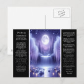 Desiderata Waterval: Sunset Glow Cascade Briefkaart (Voorkant / Achterkant)