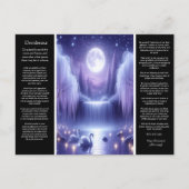Desiderata Waterval: Sunset Glow Cascade Briefkaart (Voorkant)