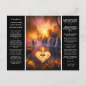 Desiderata Waterval: Vredige zonsondergang Cove Briefkaart (Voorkant)