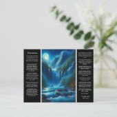 Desiderata Waterval Wijsheid Briefkaart (Staand voorkant)