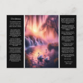 Desiderata Waterval: Wilg & Roos Twilight Briefkaart (Voorkant)