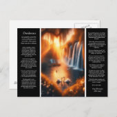 Desiderata Waterval: Willow Heart Herfsten Briefkaart (Voorkant / Achterkant)
