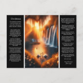 Desiderata Waterval: Willow Heart Herfsten Briefkaart (Voorkant)