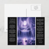 Desiderata Waterval: Willow Heart Herfsten Briefkaart (Voorkant / Achterkant)