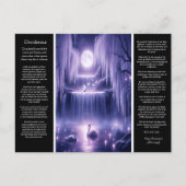 Desiderata Waterval: Willow Heart Herfsten Briefkaart (Voorkant)