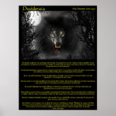 Desiderata Werewolf Posters (Voorkant)