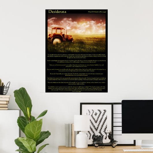 Desiderata Wheat Fields Posters (Thuiskantoor)