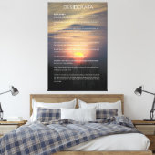DESIDERATA Winter Sun Canvas Afdruk (Insitu (Slaapkamer))