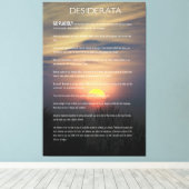 DESIDERATA Winter Sun Canvas Afdruk (Insitu (Houten vloer))