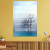 DESIDERATA Winter Trees Canvas Afdruk (Insitu (Woonkamer))