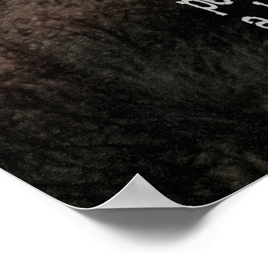 DESIDERATA-woestijn Poster (Hoek)