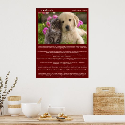 Desiderata Young Love Fight Posters (Keuken)