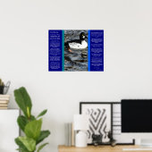 DESIDERATA Zoekend Duck-Posters Poster (Thuiskantoor)