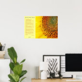 Desiderata - Zonnebloempitten Poster (Thuiskantoor)