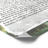 DESIDERATA Zorgvuldige palmbedekking Poster (Hoek)